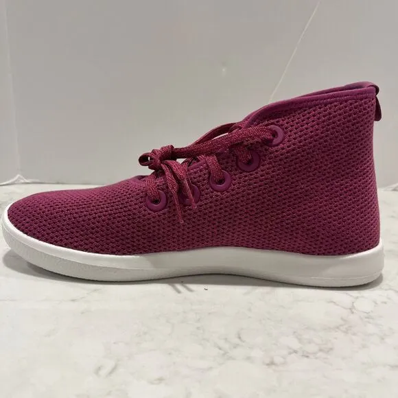 Allbirds Mens 9 Tree Topper High Tops Shoes Nikau Tourmanline Pink Sneakers NWB