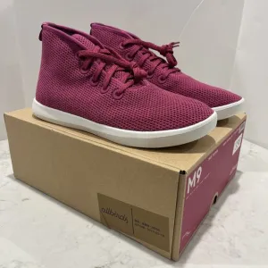Allbirds Mens 9 Tree Topper High Tops Shoes Nikau Tourmanline Pink Sneakers NWB