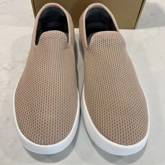 Allbirds NEW Tree Loungers Slip On Walking Shoes Arid Umber (Lt Pink) Mens US 11