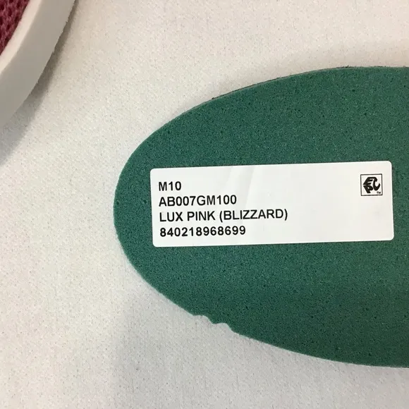 Allbirds Size M10 W11.5  Unisex Tree Loungers Slip-On Rubber Sole Botanic Red