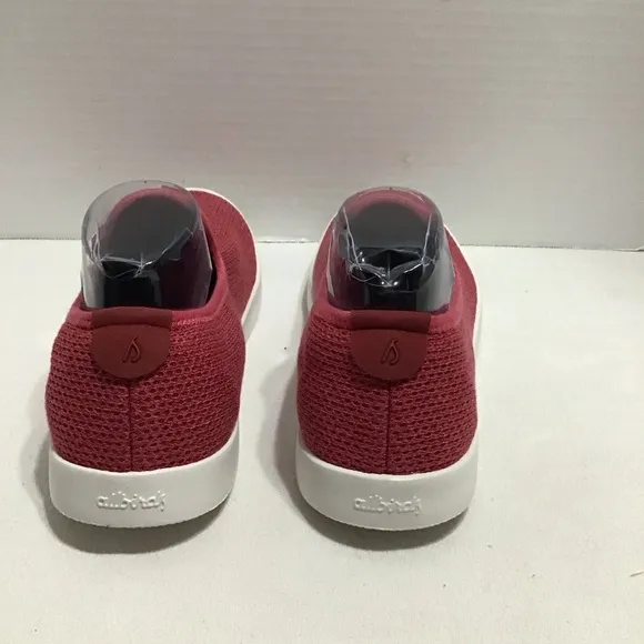 Allbirds Size M10 W11.5  Unisex Tree Loungers Slip-On Rubber Sole Botanic Red