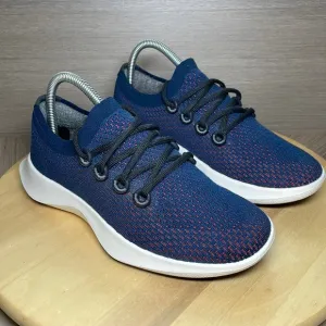 Allbirds Tree Dasher 1 womans Size 8 Blue Red Knit Runners Sneakers Tennis Shoes