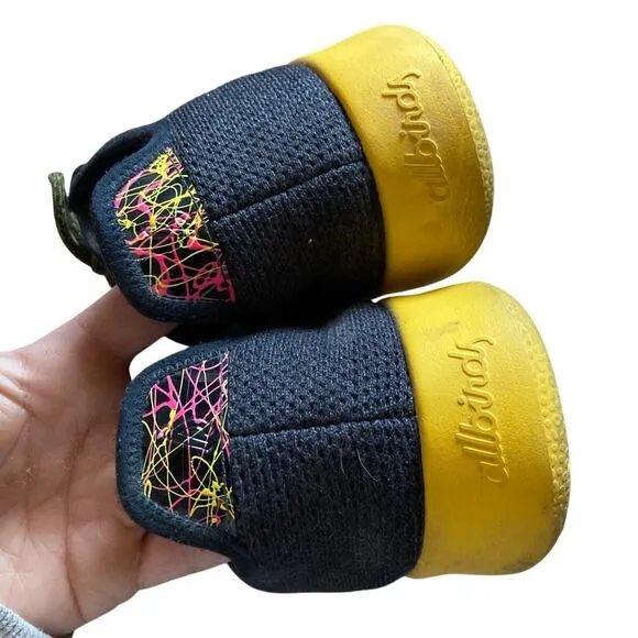 Allbirds Tree Runner Shoes Sneakers Limited Edition Yellow Black Mens Size 12