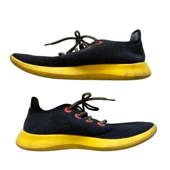 Allbirds Tree Runner Shoes Sneakers Limited Edition Yellow Black Mens Size 12