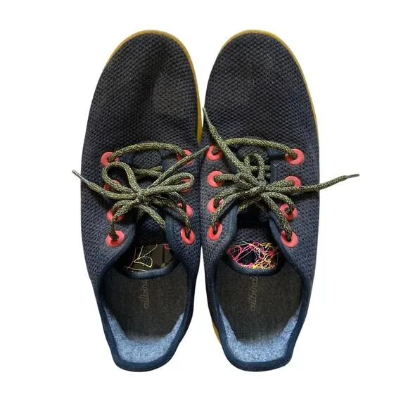 Allbirds Tree Runner Shoes Sneakers Limited Edition Yellow Black Mens Size 12