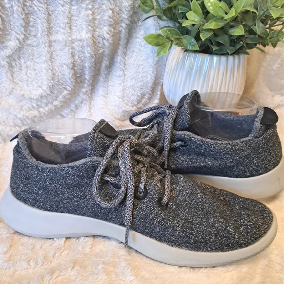 Allbirds Wool Runner Mizzles Running Shoes Sneakers Charcoal Grey Men's Size 10