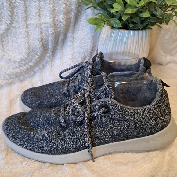 Allbirds Wool Runner Mizzles Running Shoes Sneakers Charcoal Grey Men's Size 10