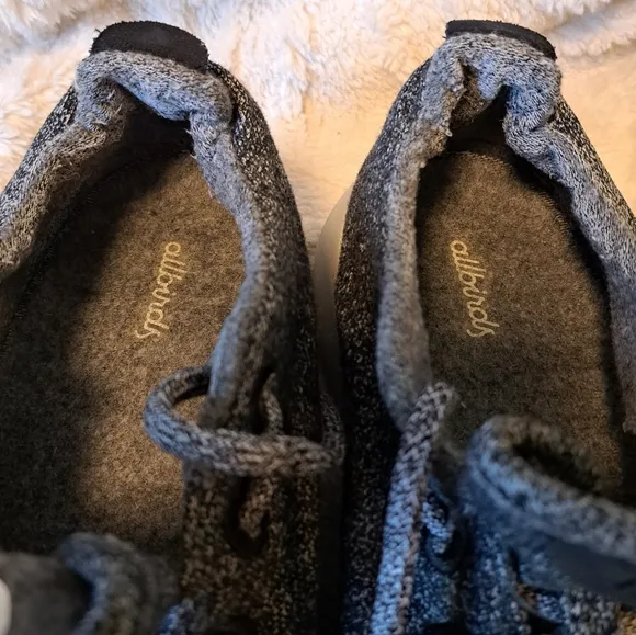 Allbirds Wool Runner Mizzles Running Shoes Sneakers Charcoal Grey Men's Size 10