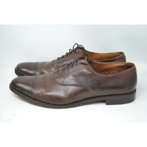 Allen Edmonds &quot;Fifth Avenue&quot; Dress Shoes Brown Leather Mens 12 B 97194 Luxury
