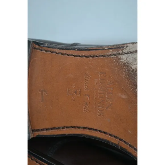 Allen Edmonds &quot;Fifth Avenue&quot; Dress Shoes Brown Leather Mens 12 B 97194 Luxury