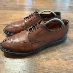 Allen Edmonds Ashton Split Toe Derby Shoes Men's 12 D Brown