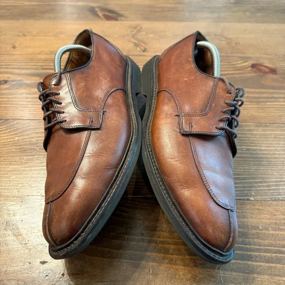 Allen Edmonds Ashton Split Toe Derby Shoes Men's 12 D Brown