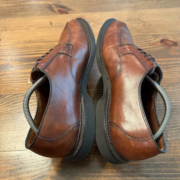 Allen Edmonds Ashton Split Toe Derby Shoes Men's 12 D Brown