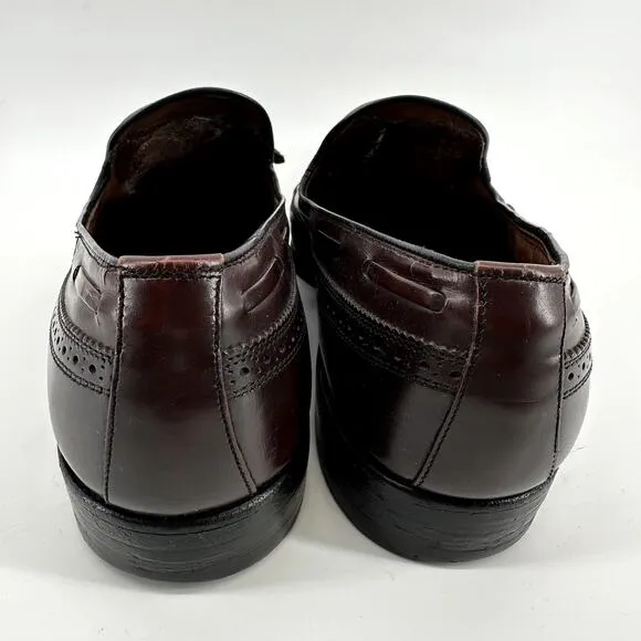Allen Edmonds Berwick Wingtip Tassel Loafer Shoes Slip On Leather Brown 13AAA