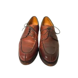 Allen‎ Edmonds Brown Leather Derby Shoes Lace-up Oxford Dress Shoes for Men S-5