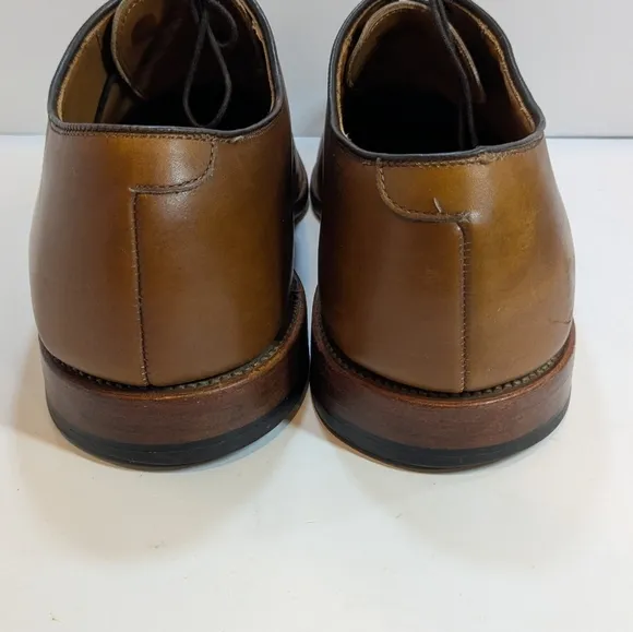 Allen Edmonds Dryden Brown Oxfords Shoes  Sz 12 D For Men Made In USA Very Good