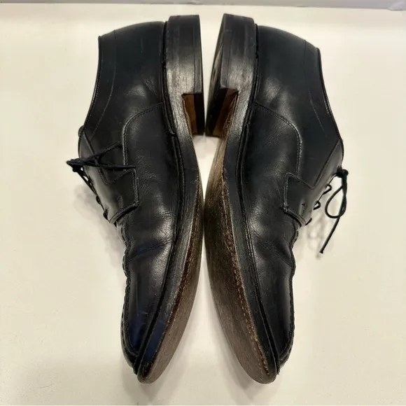Allen Edmonds Hillcrest Mens Dress Shoes 10.5 D Black Leather Bicycle Toe Career