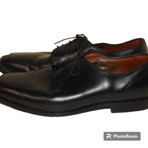 Allen Edmonds LaSalle Black Leather Split Toe Oxfords Shoes 4308 Men's Size 13D