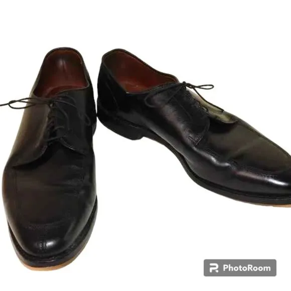 Allen Edmonds LaSalle Black Leather Split Toe Oxfords Shoes 4308 Men's Size 13D
