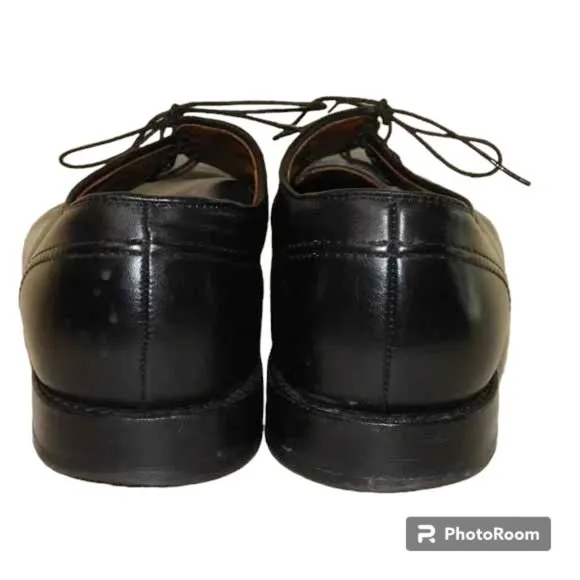 Allen Edmonds LaSalle Black Leather Split Toe Oxfords Shoes 4308 Men's Size 13D