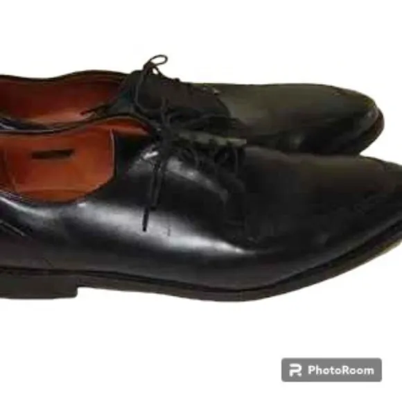 Allen Edmonds LaSalle Black Leather Split Toe Oxfords Shoes 4308 Men's Size 13D