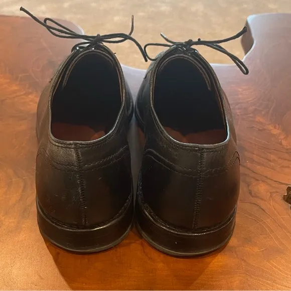 ALLEN EDMONDS LaSalle Men's 9D Black Calf Split Toe Oxford Dress Shoes 4308