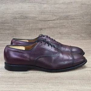 Allen Edmonds Park Avenue Men's Size 12 E Burgundy Leather Cap Toe Oxford Shoes