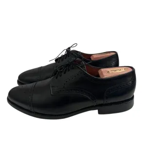 Allen Edmonds Sanford Black Leather Cap Toe Oxford Shoes Size 9.5 Wide