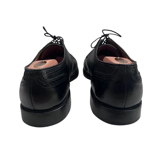 Allen Edmonds Sanford Black Leather Cap Toe Oxford Shoes Size 9.5 Wide