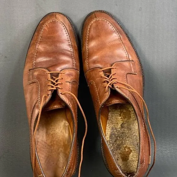 Allen Edmonds Spilt Toe Blucher leather Oxford shoes mens size 13