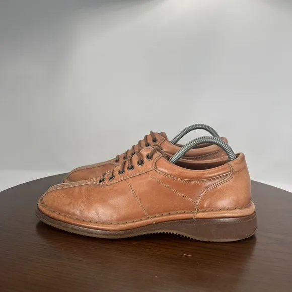 Allen Edmonds Torino Shoe Men's 7.5D Brown Leather Split Toe Oxford Casual 48045