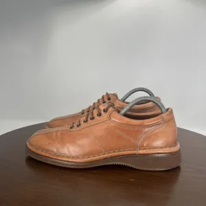 Allen Edmonds Torino Shoe Men's 7.5D Brown Leather Split Toe Oxford Casual 48045