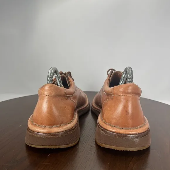 Allen Edmonds Torino Shoe Men's 7.5D Brown Leather Split Toe Oxford Casual 48045