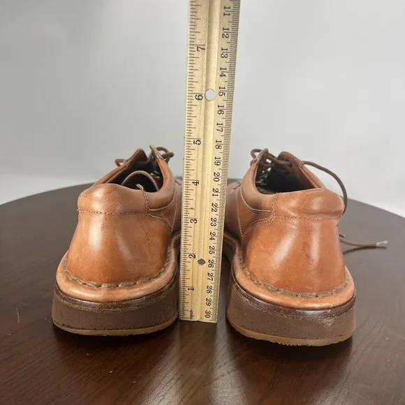 Allen Edmonds Torino Shoe Men's 7.5D Brown Leather Split Toe Oxford Casual 48045