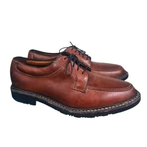 Allen Edmonds Wilbert Mens Leather Brown Dress Shoes US 9.5 Casual Walking Derby