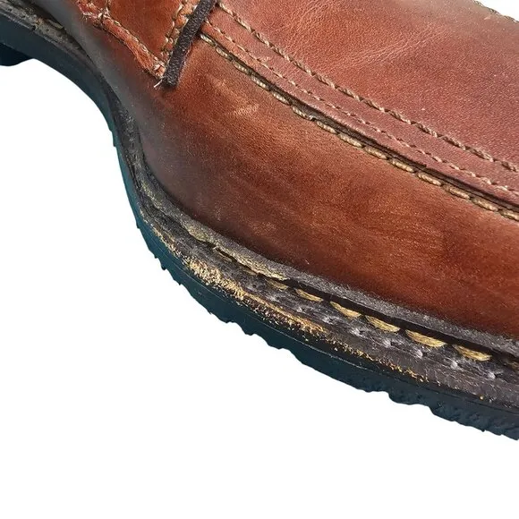 Allen Edmonds Wilbert Mens Leather Brown Dress Shoes US 9.5 Casual Walking Derby