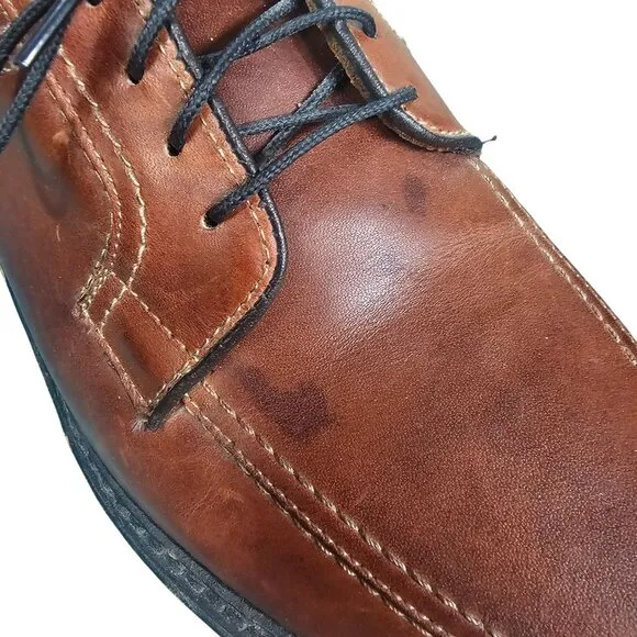 Allen Edmonds Wilbert Mens Leather Brown Dress Shoes US 9.5 Casual Walking Derby