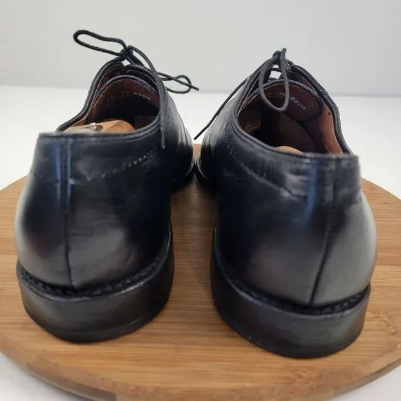 Allen Edmonds 28556 Vernon Black Leather Oxford Dress Shoes Size 10 3E Wide