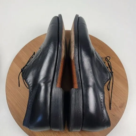 Allen Edmonds 28556 Vernon Black Leather Oxford Dress Shoes Size 10 3E Wide
