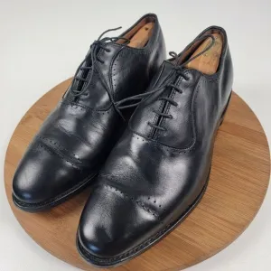 Allen Edmonds 28556 Vernon Black Leather Oxford Dress Shoes Size 10 3E Wide