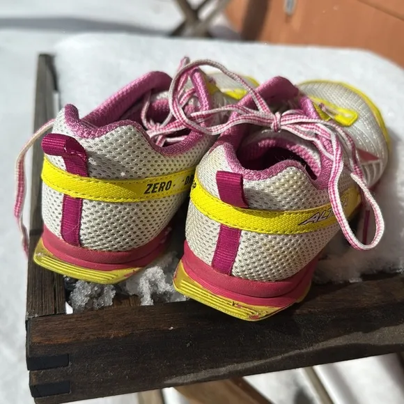 Altra Abound Zero Drop Pink Yellow Running Shoes