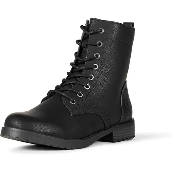 Amazon Essentials Women's Lace-Up Combat Boot