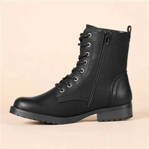 Amazon Essentials Women's Lace-Up Combat Boot
