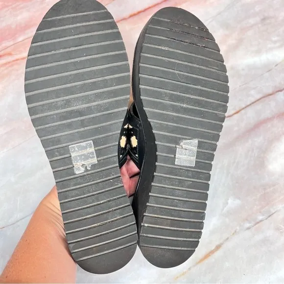 Anna Sui Free People Emilie Platform Leather Sandals Shoes 9
