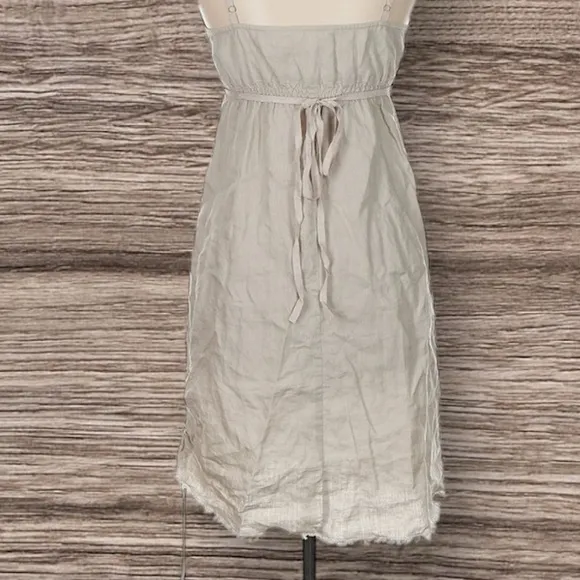 Anthropologie Babakul Sand/Sable Linen Dress Size XS