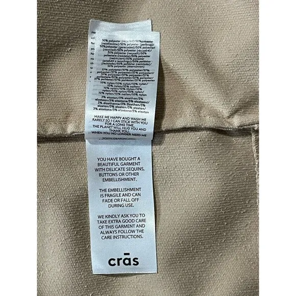Anthropologie Cras Women Corduroy Brown Midi Classic Dress Size 36