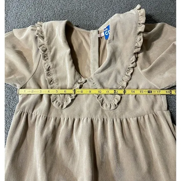 Anthropologie Cras Women Corduroy Brown Midi Classic Dress Size 36