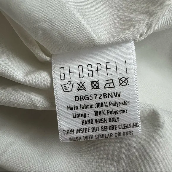 Anthropologie Ghospell Lock and Key Maxi Dress in Black White Size XS