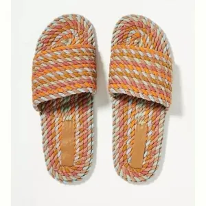 Anthropologie x Salt   Umber Sunny Slide Sandals US 6