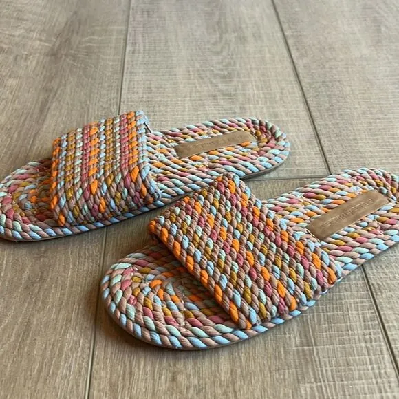 Anthropologie x Salt   Umber Sunny Slide Sandals US 6